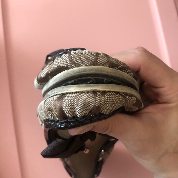 Coach Women Carisa Logo Slip On Jacquard Flats 9.5 - Picture 9 of 10